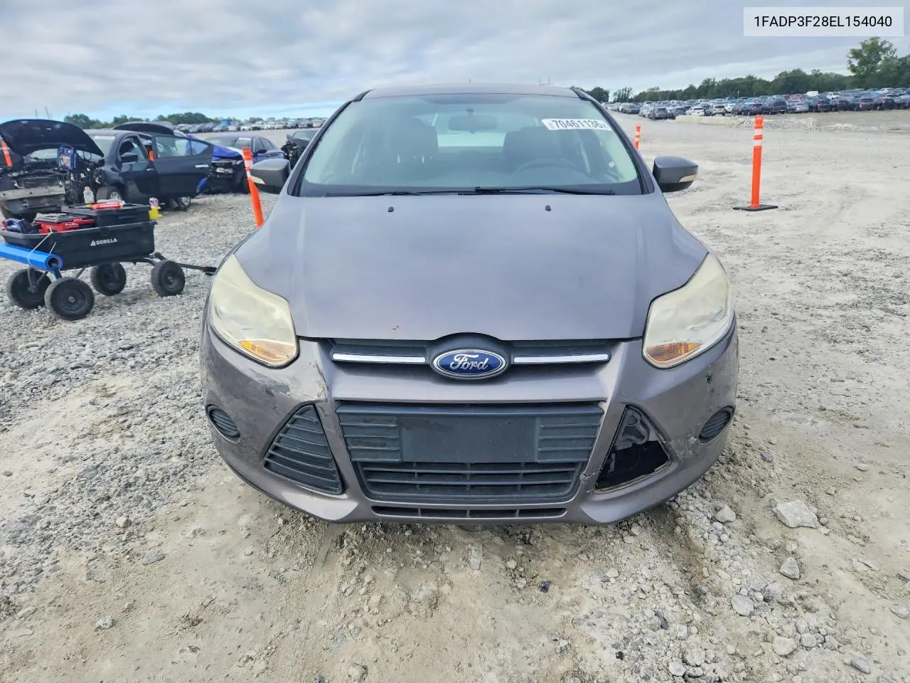 2014 FORD FOCUS VIN 1FADP3F28EL154040 — фото 5