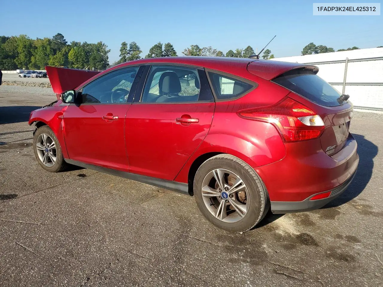 FORD FOCUS 2014, VIN 1FADP3K24EL425312