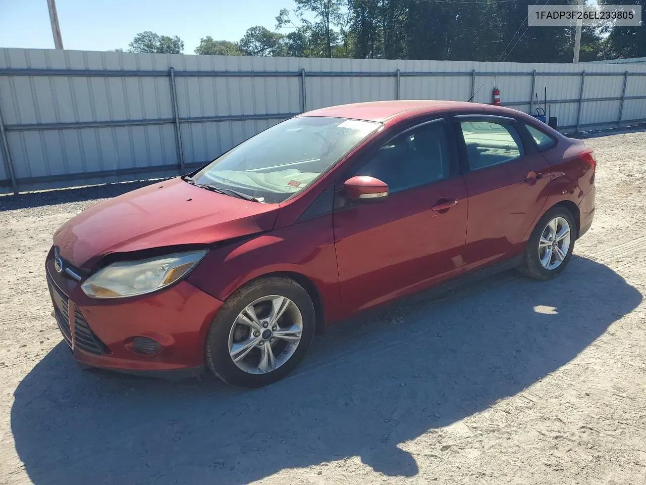 FORD FOCUS 2014, VIN 1FADP3F26EL233805