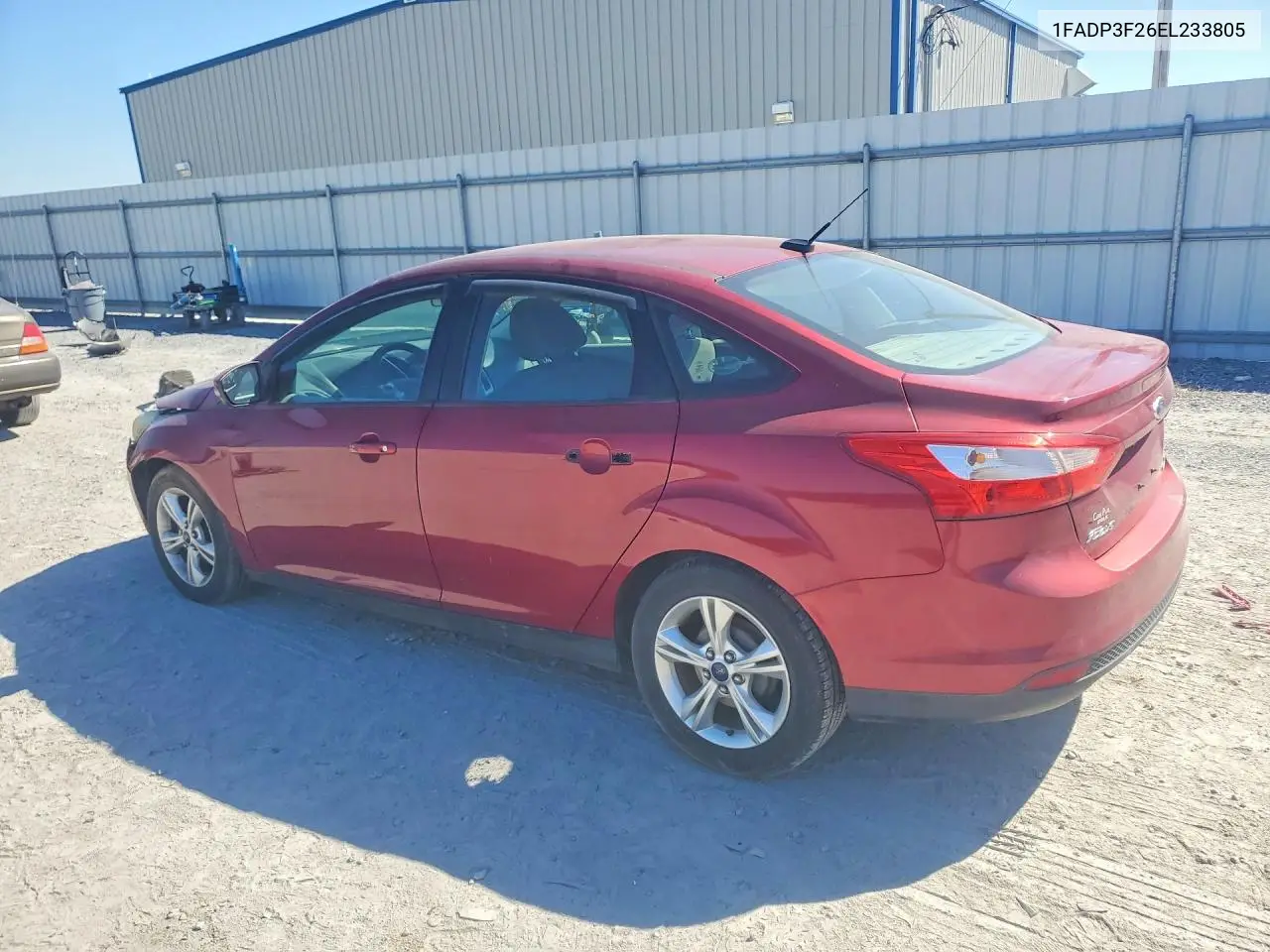 2014 FORD FOCUS VIN 1FADP3F26EL233805 — фото 2