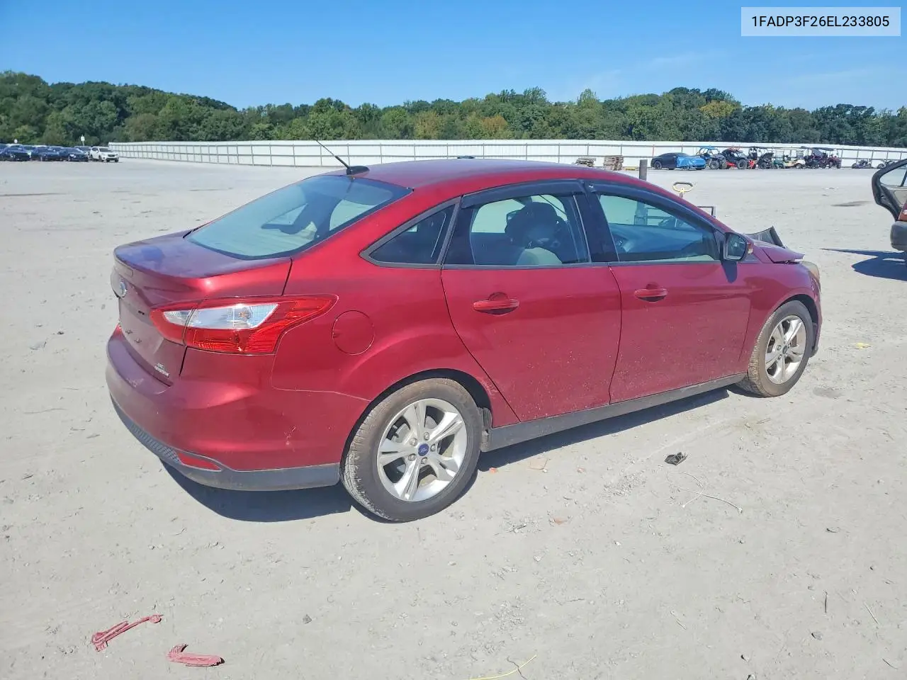 2014 FORD FOCUS VIN 1FADP3F26EL233805 — фото 3