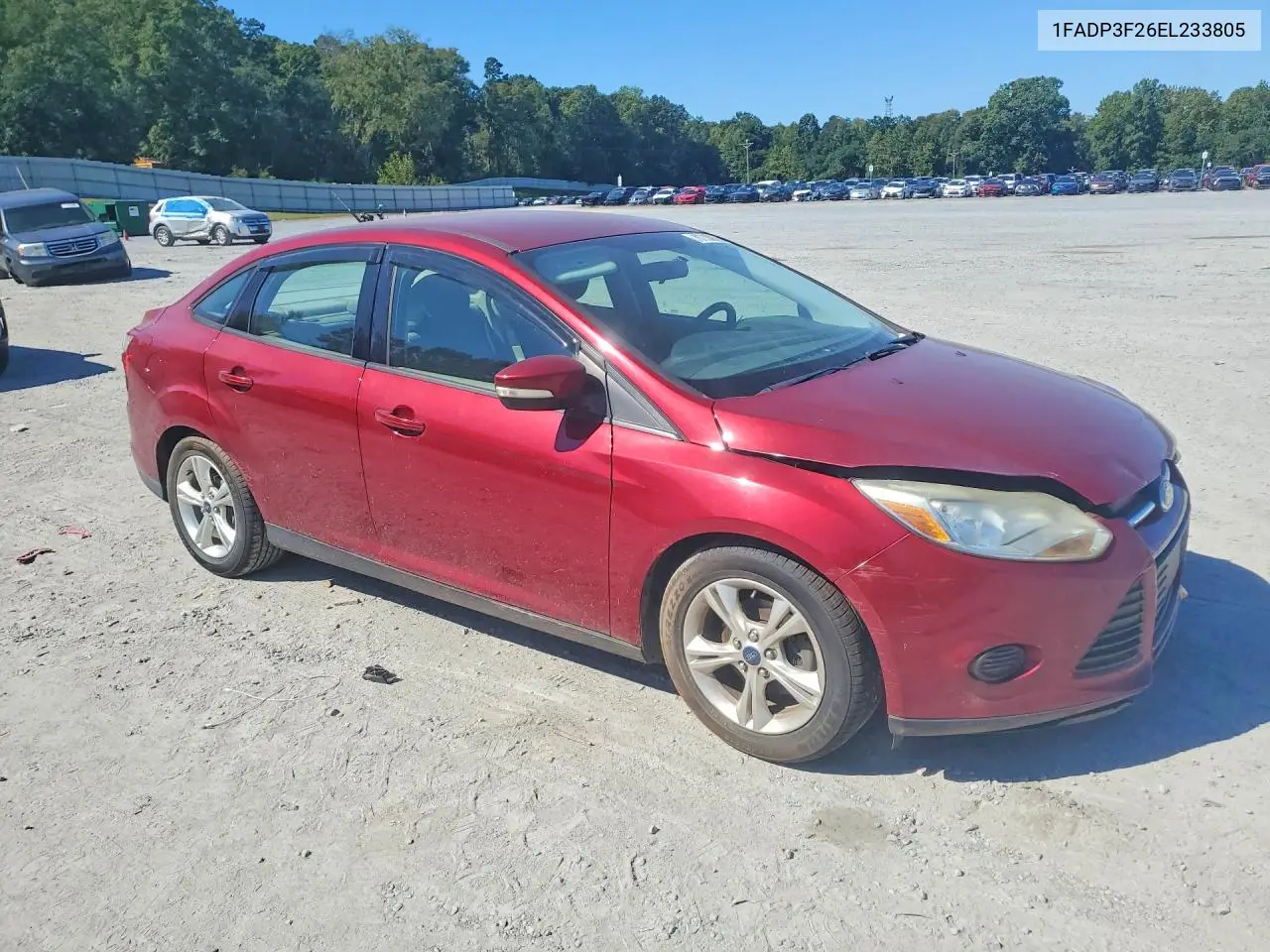 2014 FORD FOCUS VIN 1FADP3F26EL233805 — фото 4
