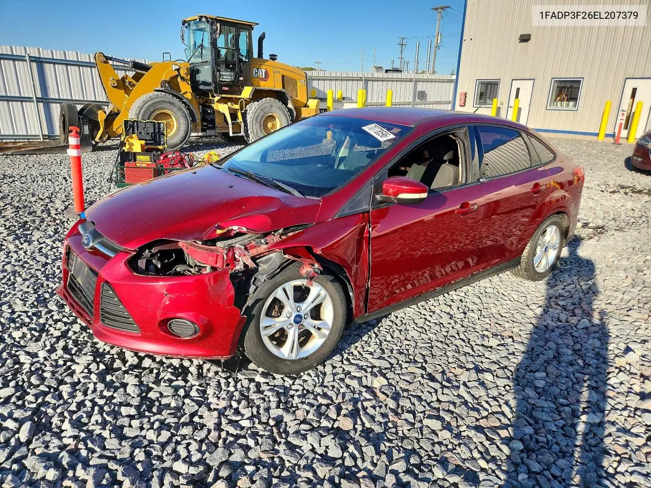 FORD FOCUS 2014, VIN 1FADP3F26EL207379