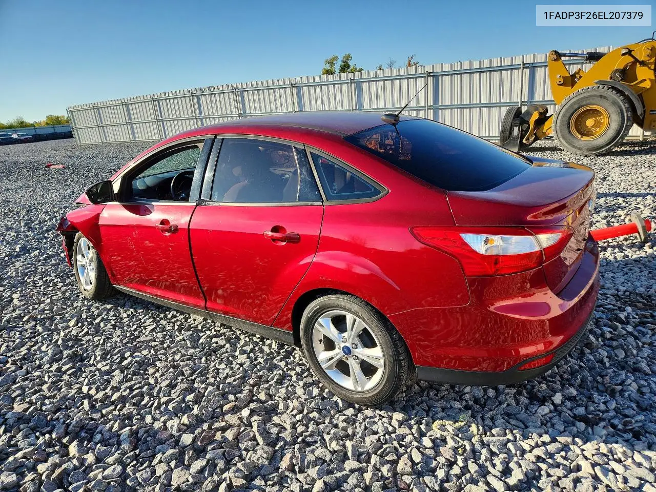 2014 FORD FOCUS VIN 1FADP3F26EL207379 — фото 2