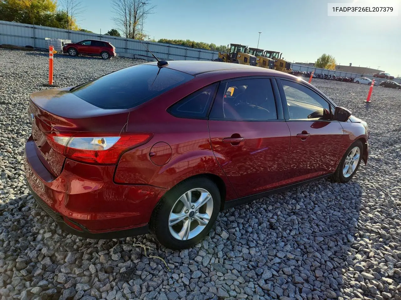 2014 FORD FOCUS VIN 1FADP3F26EL207379 — фото 3