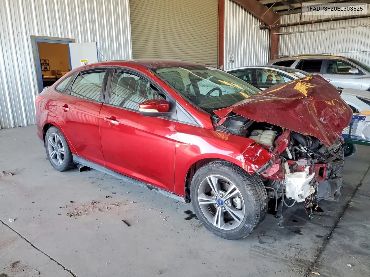 2014 FORD FOCUS VIN 1FADP3F20EL303525 — фото 4