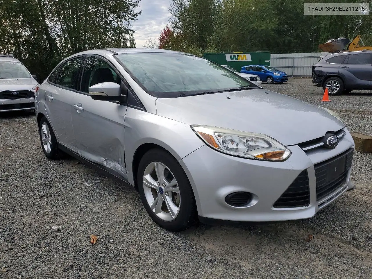 2014 FORD FOCUS VIN 1FADP3F29EL211216 — фото 4