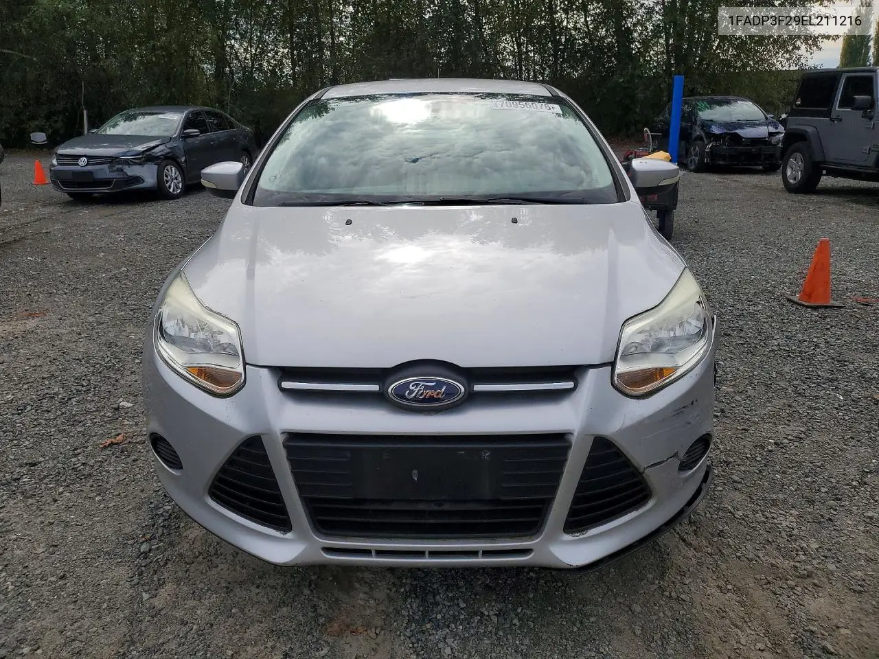 2014 FORD FOCUS VIN 1FADP3F29EL211216 — фото 5