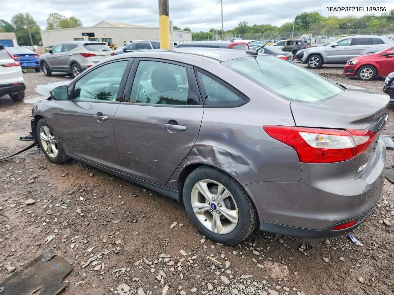 2014 FORD FOCUS VIN 1FADP3F21EL189356 — фото 2