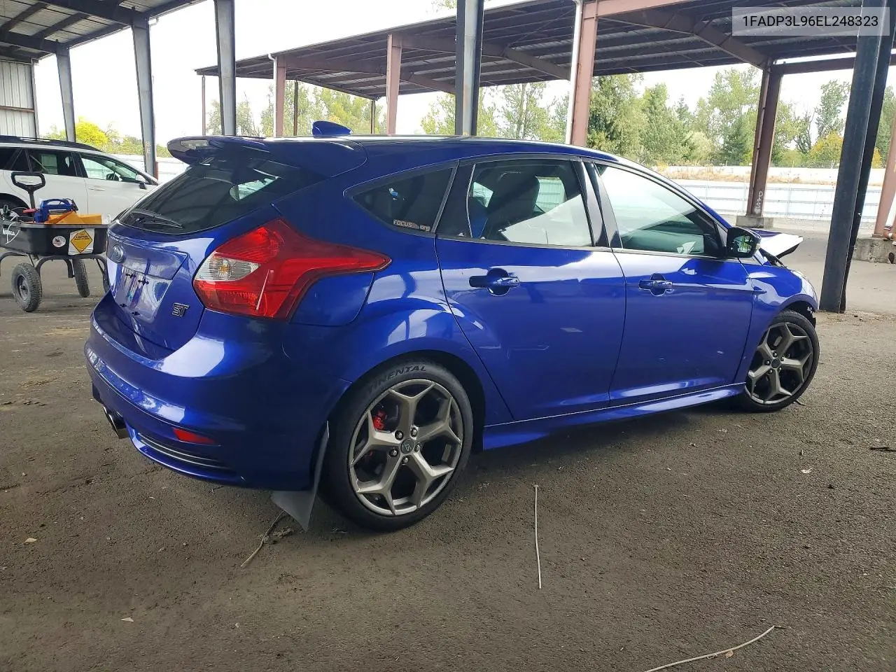 2014 FORD FOCUS VIN 1FADP3L96EL248323 — фото 3