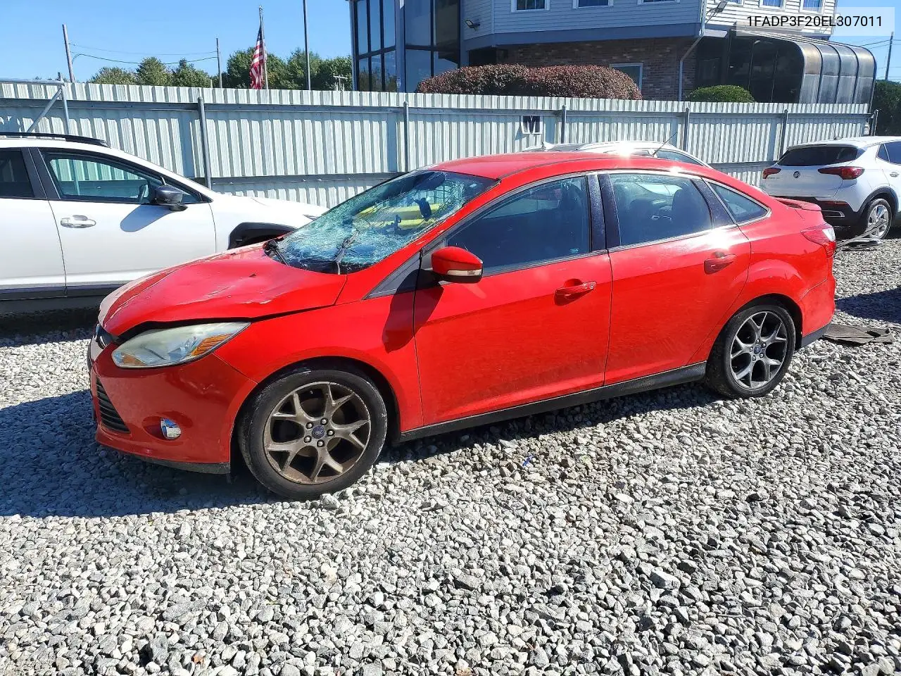 FORD FOCUS 2014, VIN 1FADP3F20EL307011