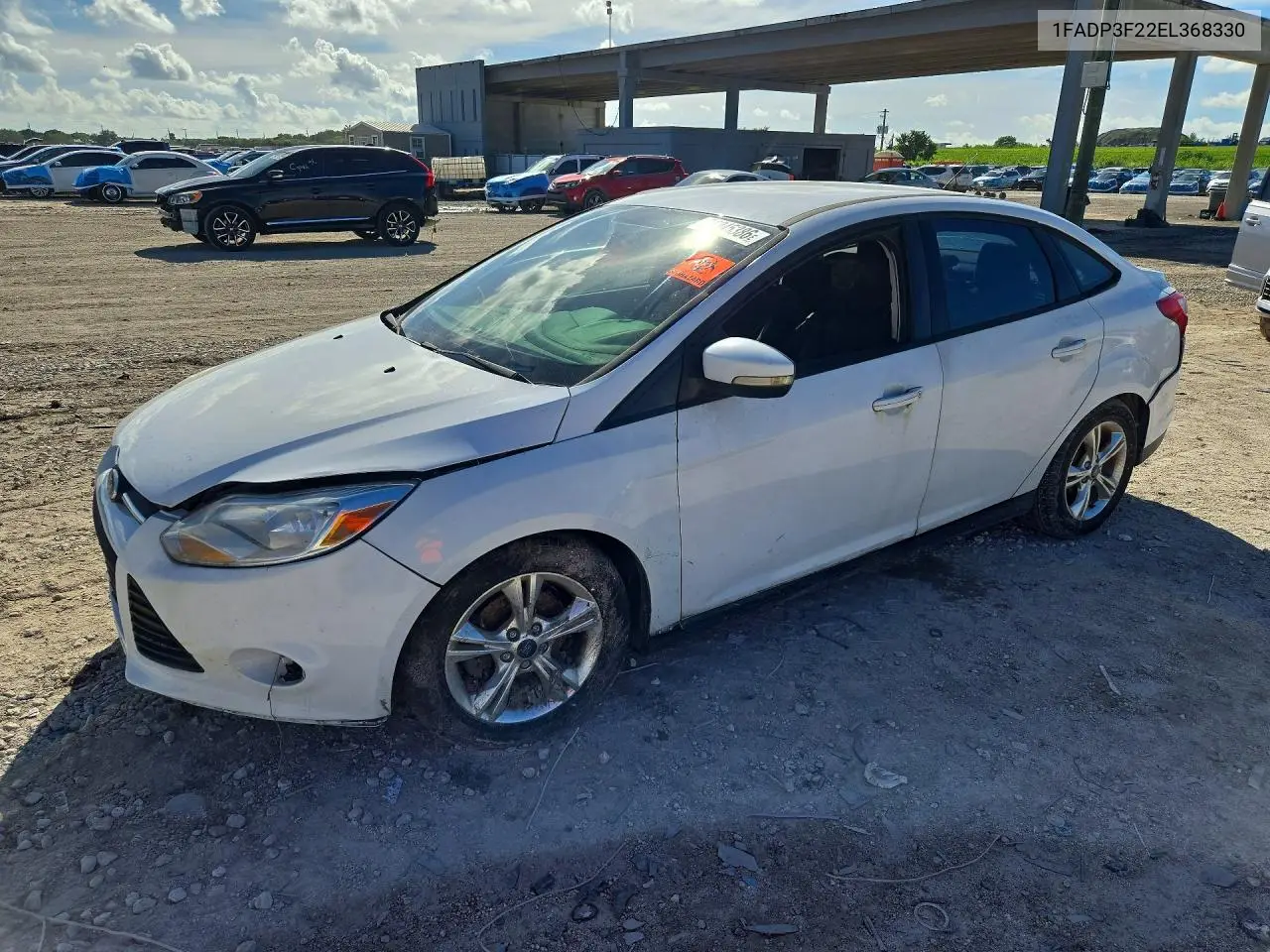 FORD FOCUS 2014, VIN 1FADP3F22EL368330