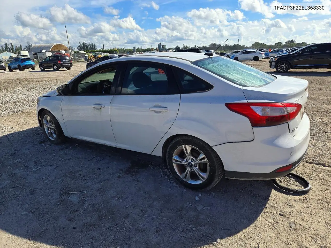2014 FORD FOCUS VIN 1FADP3F22EL368330 — фото 2