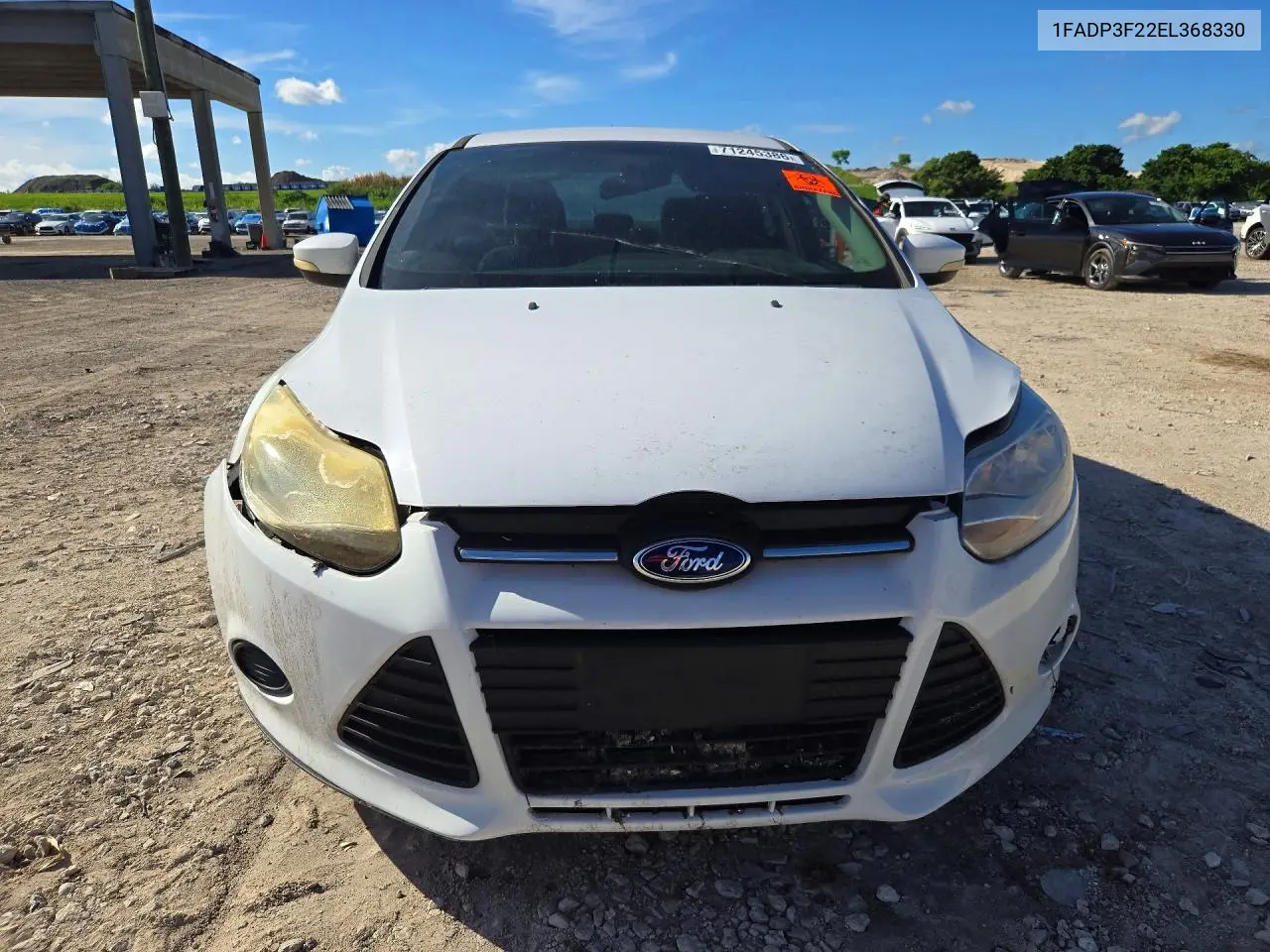 2014 FORD FOCUS VIN 1FADP3F22EL368330 — фото 5