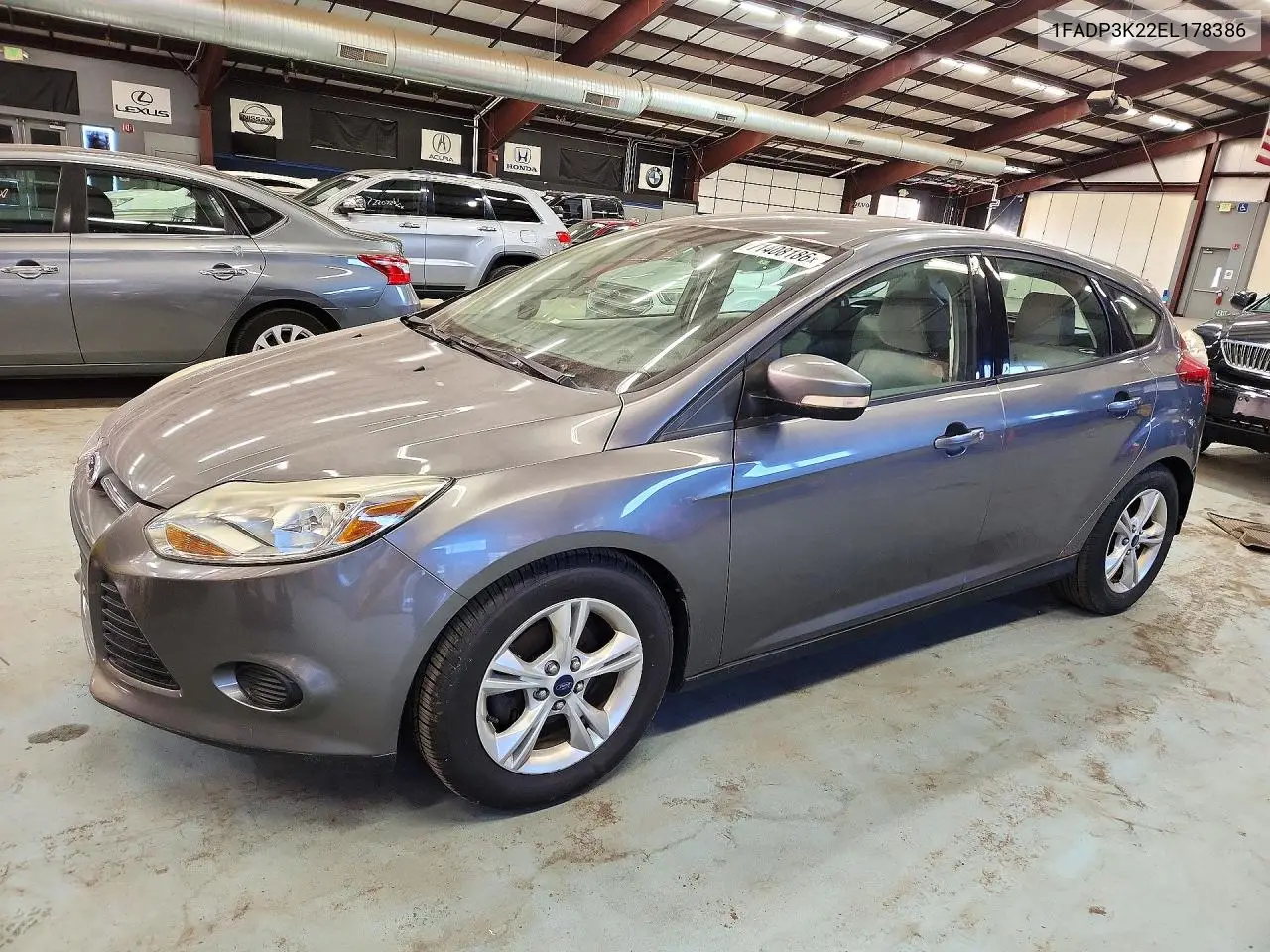 FORD FOCUS 2014, VIN 1FADP3K22EL178386