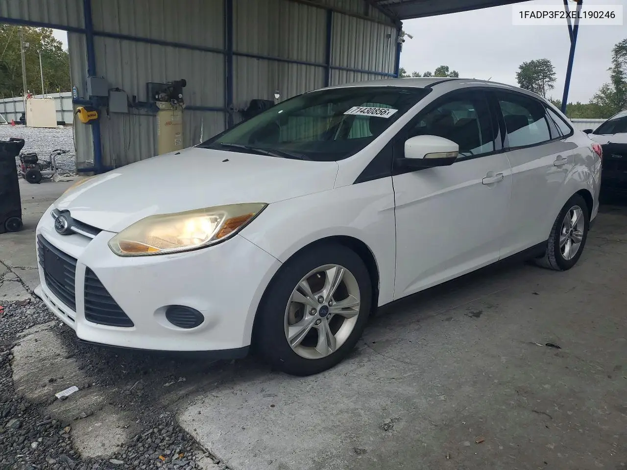 FORD FOCUS 2014, VIN 1FADP3F2XEL190246