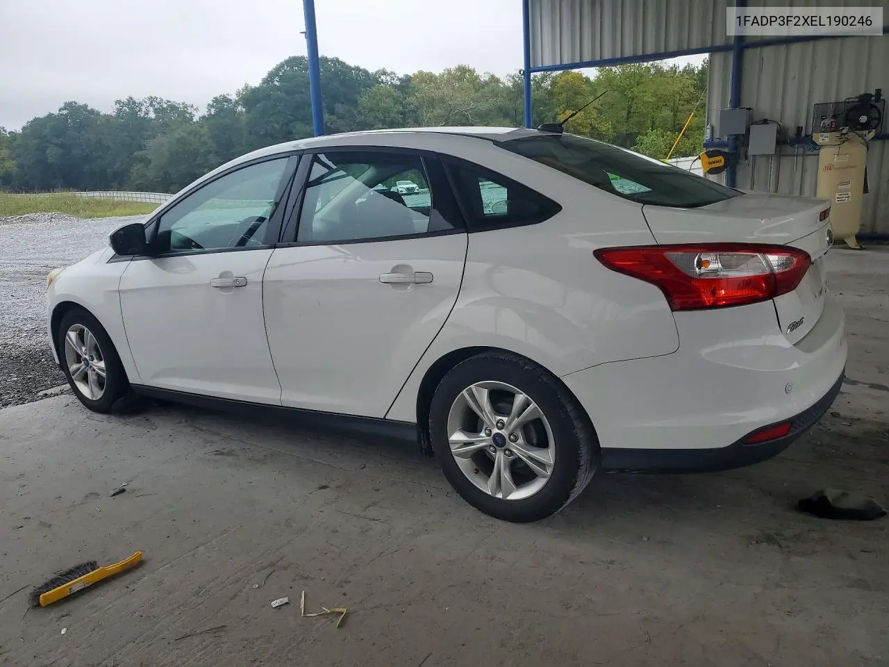 2014 FORD FOCUS VIN 1FADP3F2XEL190246 — фото 2