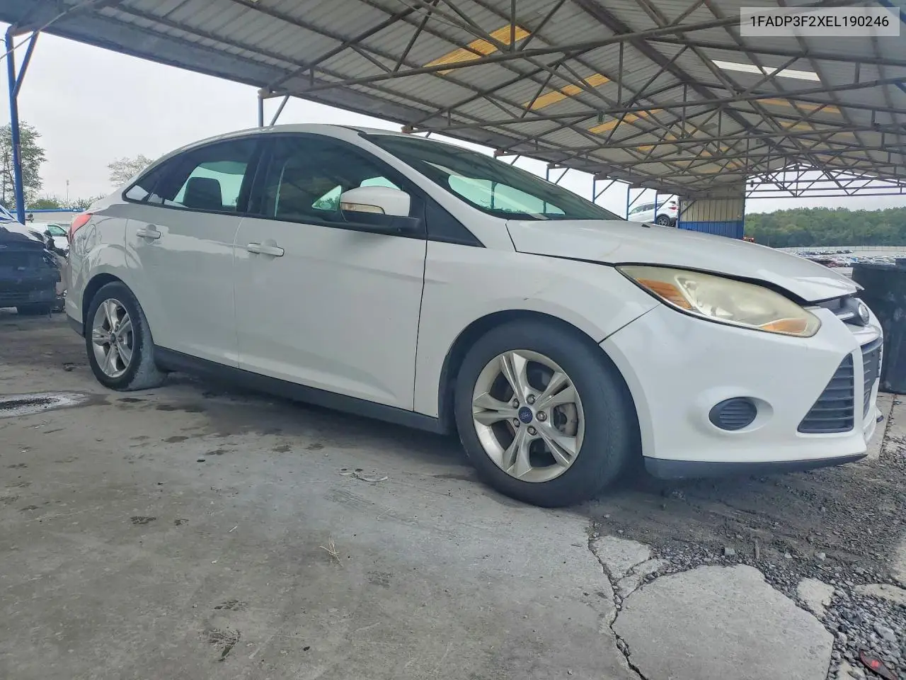 2014 FORD FOCUS VIN 1FADP3F2XEL190246 — фото 4