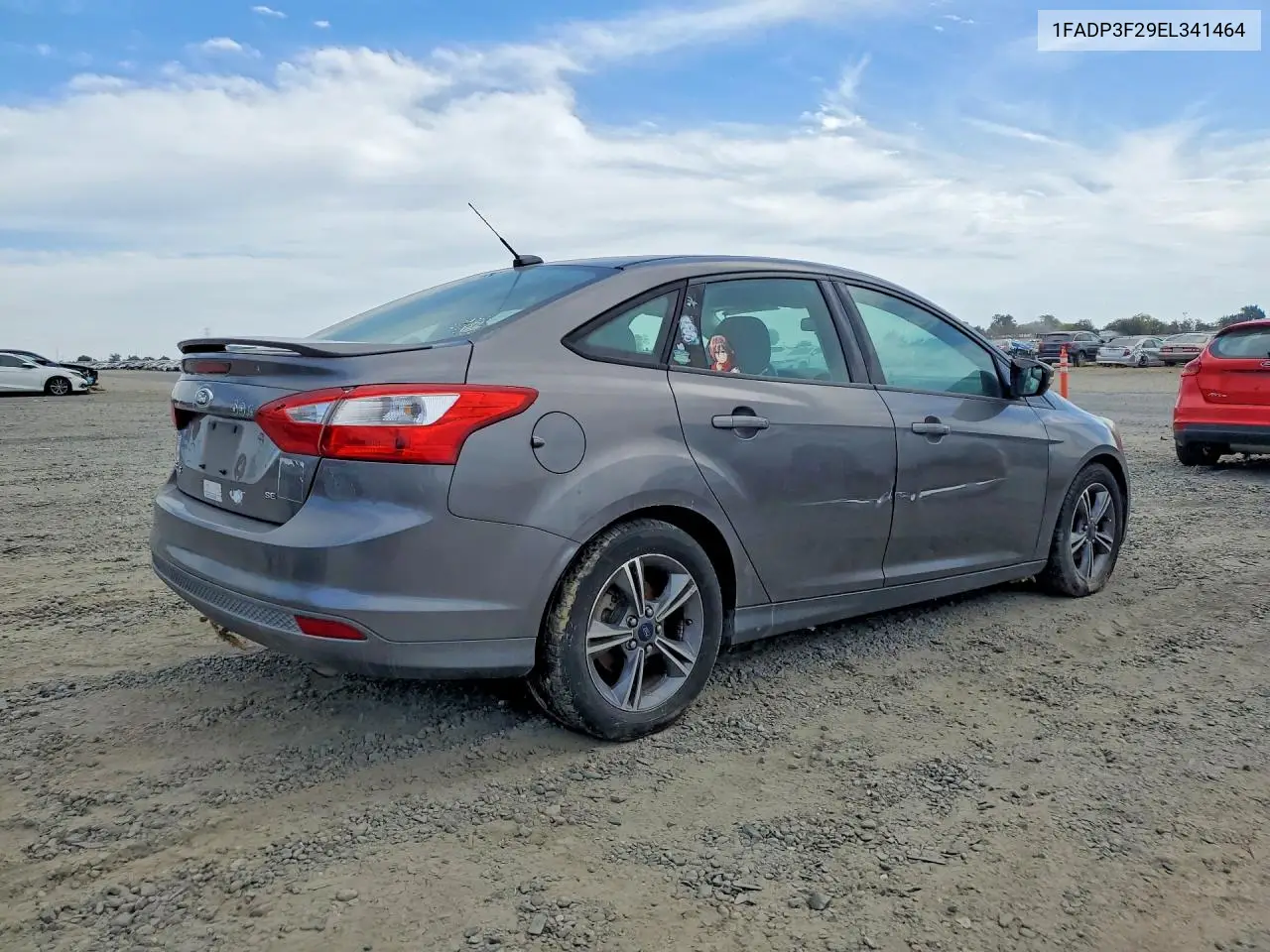 2014 FORD FOCUS VIN 1FADP3F29EL341464 — фото 3