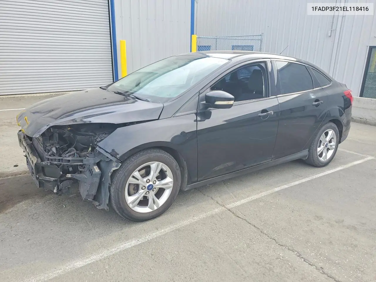 FORD FOCUS 2014, VIN 1FADP3F21EL118416