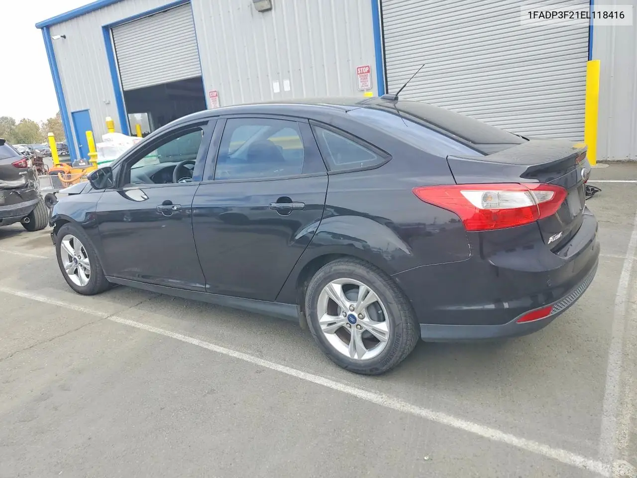 2014 FORD FOCUS VIN 1FADP3F21EL118416 — фото 2