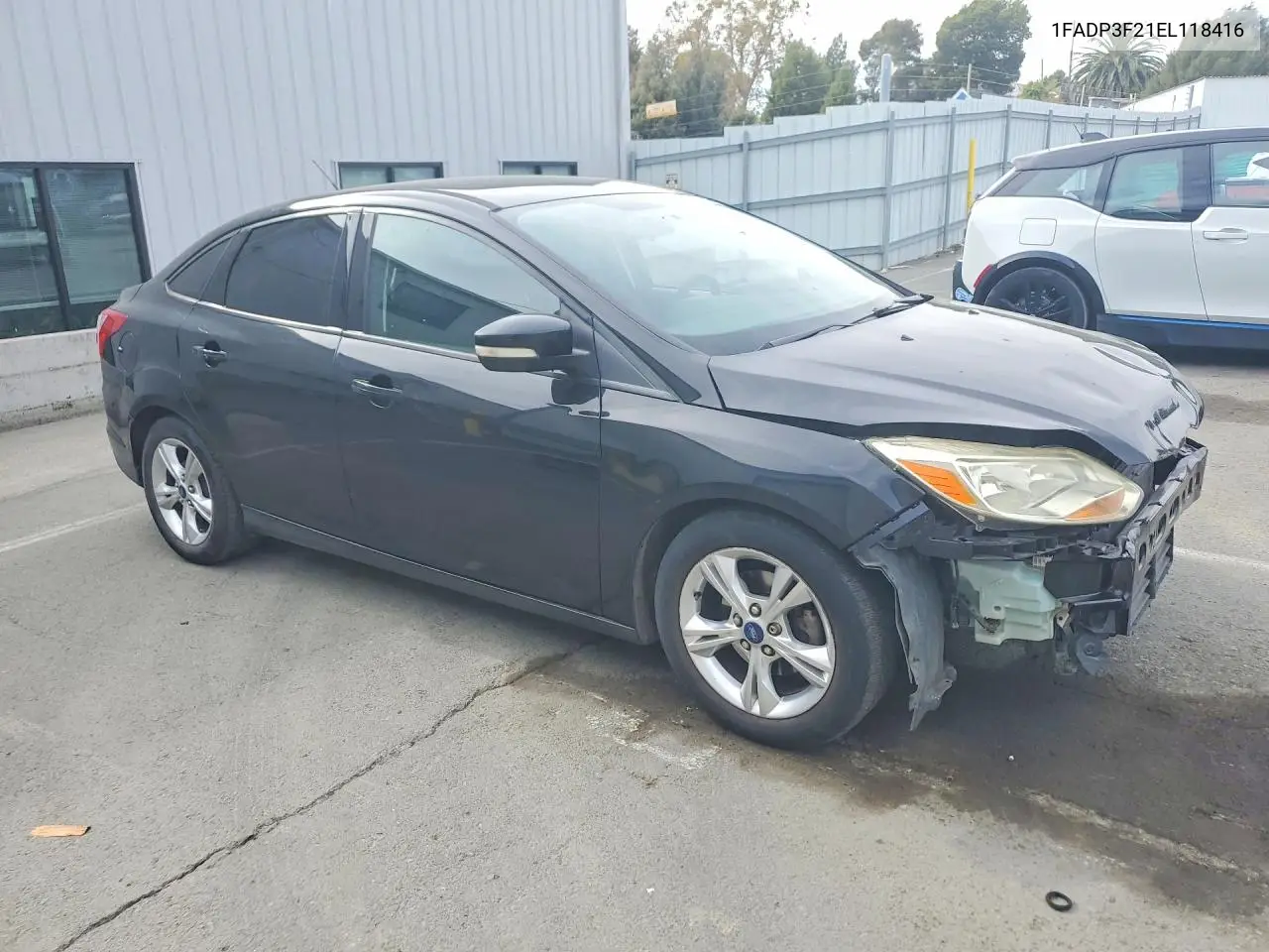 2014 FORD FOCUS VIN 1FADP3F21EL118416 — фото 4