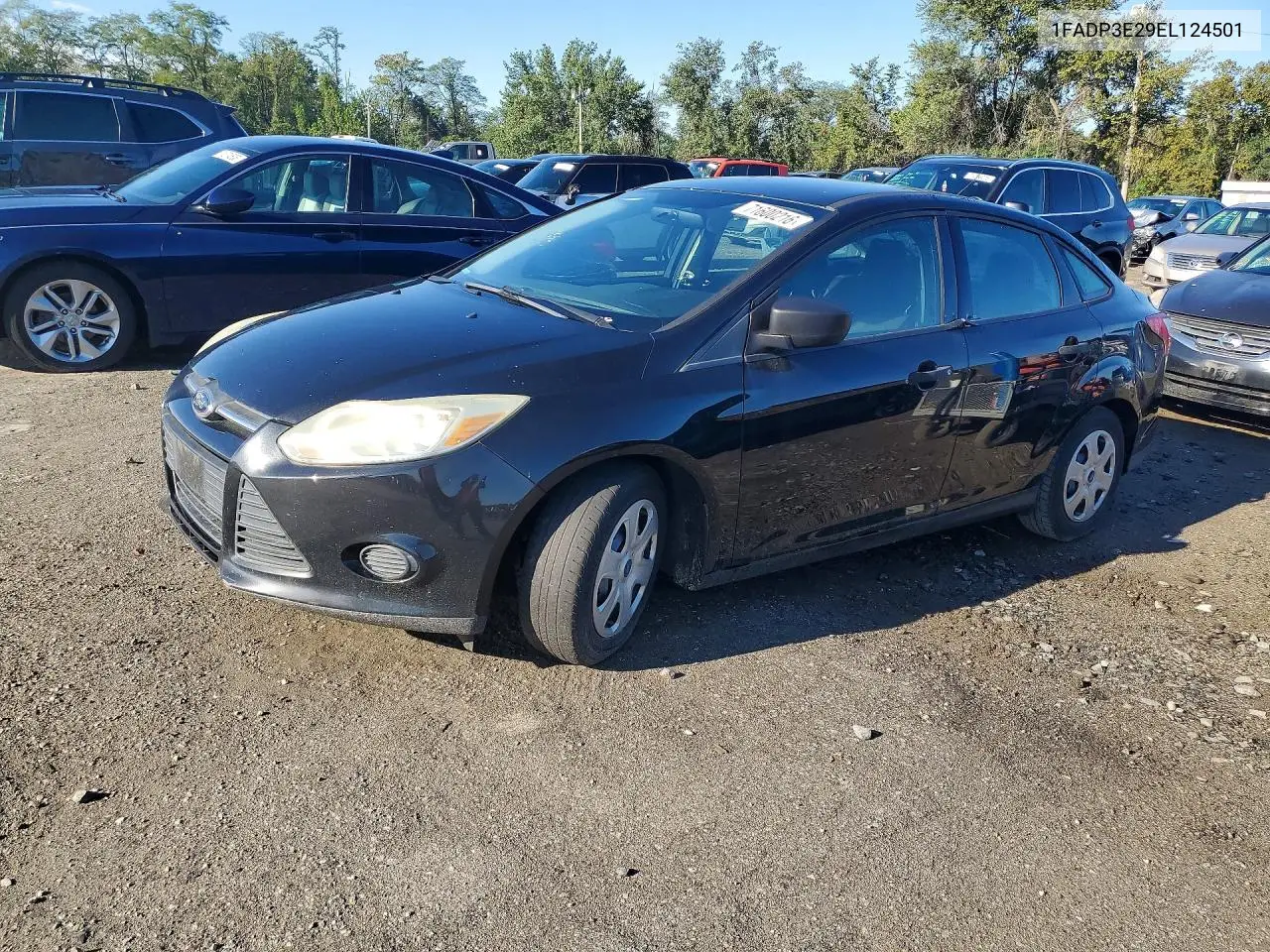 FORD FOCUS 2014, VIN 1FADP3E29EL124501