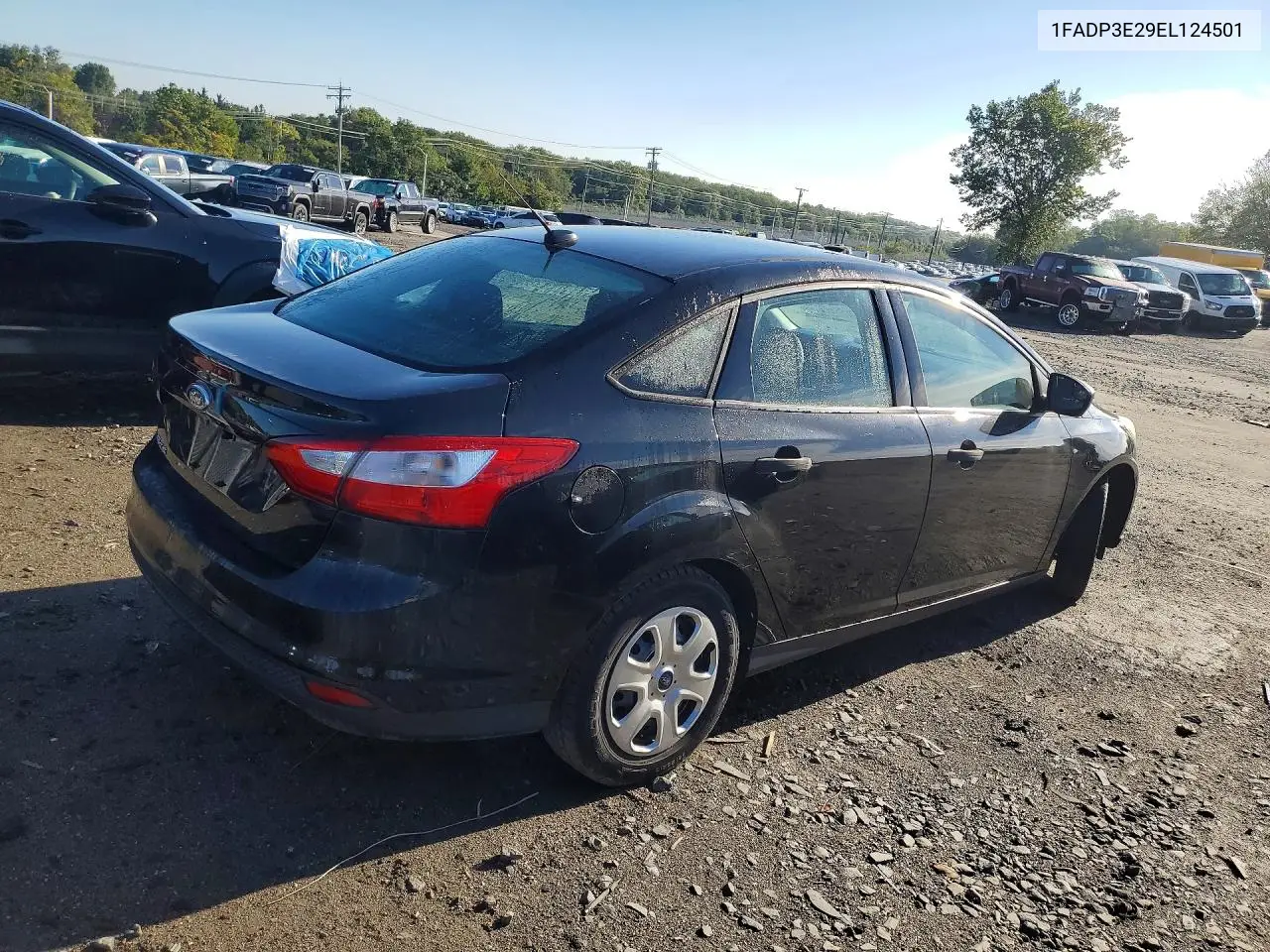 2014 FORD FOCUS VIN 1FADP3E29EL124501 — фото 3