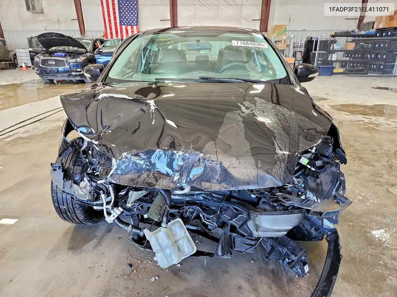 2014 FORD FOCUS VIN 1FADP3F21EL411071 — фото 5