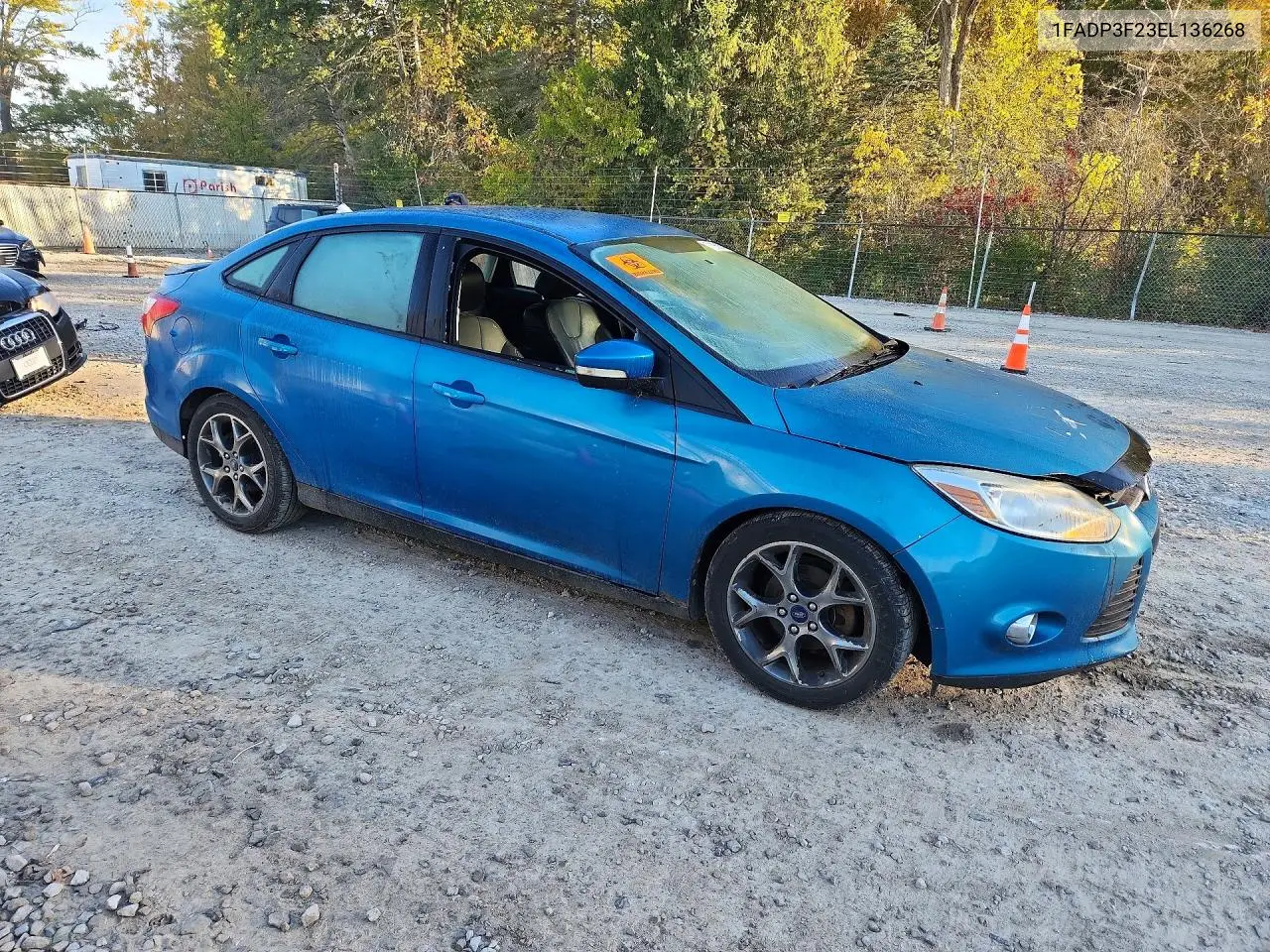 2014 FORD FOCUS VIN 1FADP3F23EL136268 — фото 4