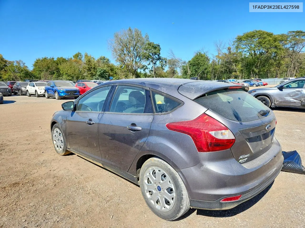 2014 FORD FOCUS VIN 1FADP3K23EL427598 — фото 2