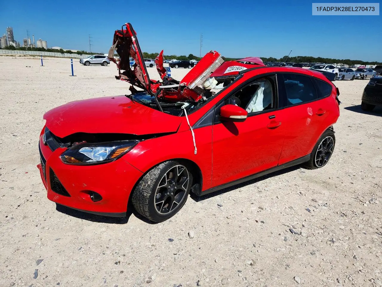 FORD FOCUS 2014, VIN 1FADP3K28EL270473
