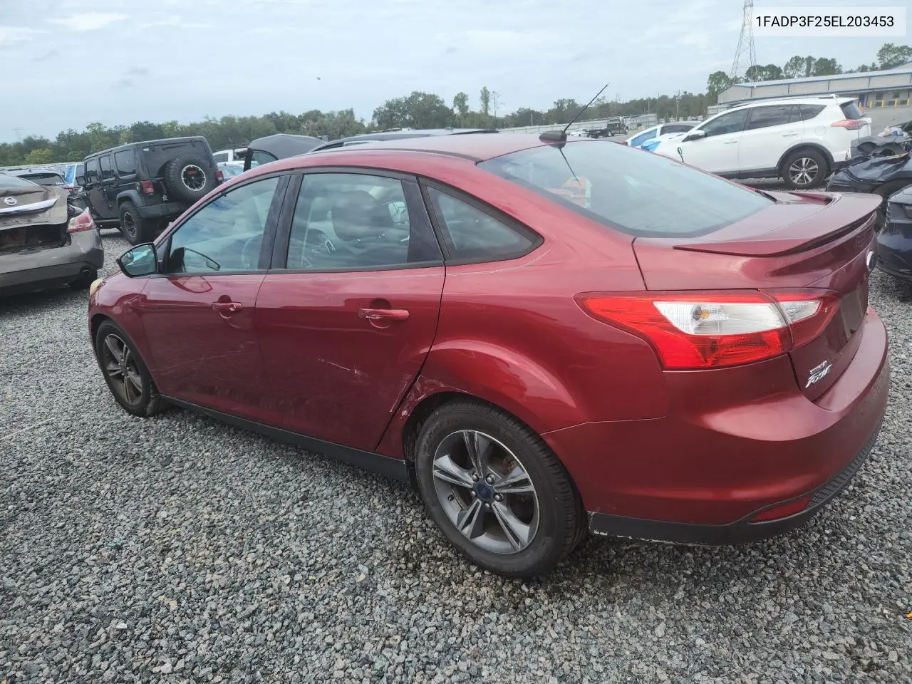 2014 FORD FOCUS VIN 1FADP3F25EL203453 — фото 2