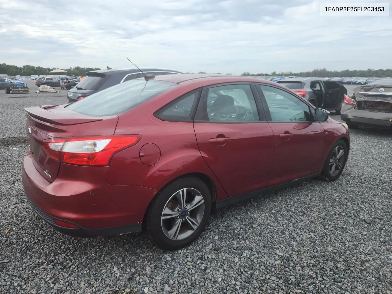 2014 FORD FOCUS VIN 1FADP3F25EL203453 — фото 3