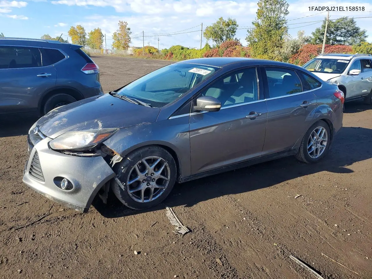 FORD FOCUS 2014, VIN 1FADP3J21EL158518