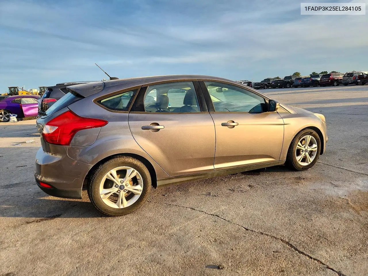 2014 FORD FOCUS VIN 1FADP3K25EL284105 — фото 3