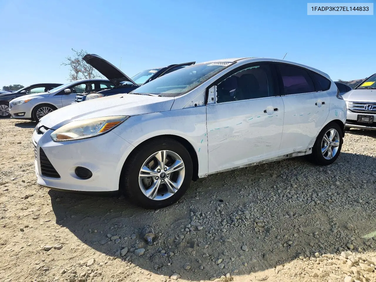 FORD FOCUS 2014, VIN 1FADP3K27EL144833