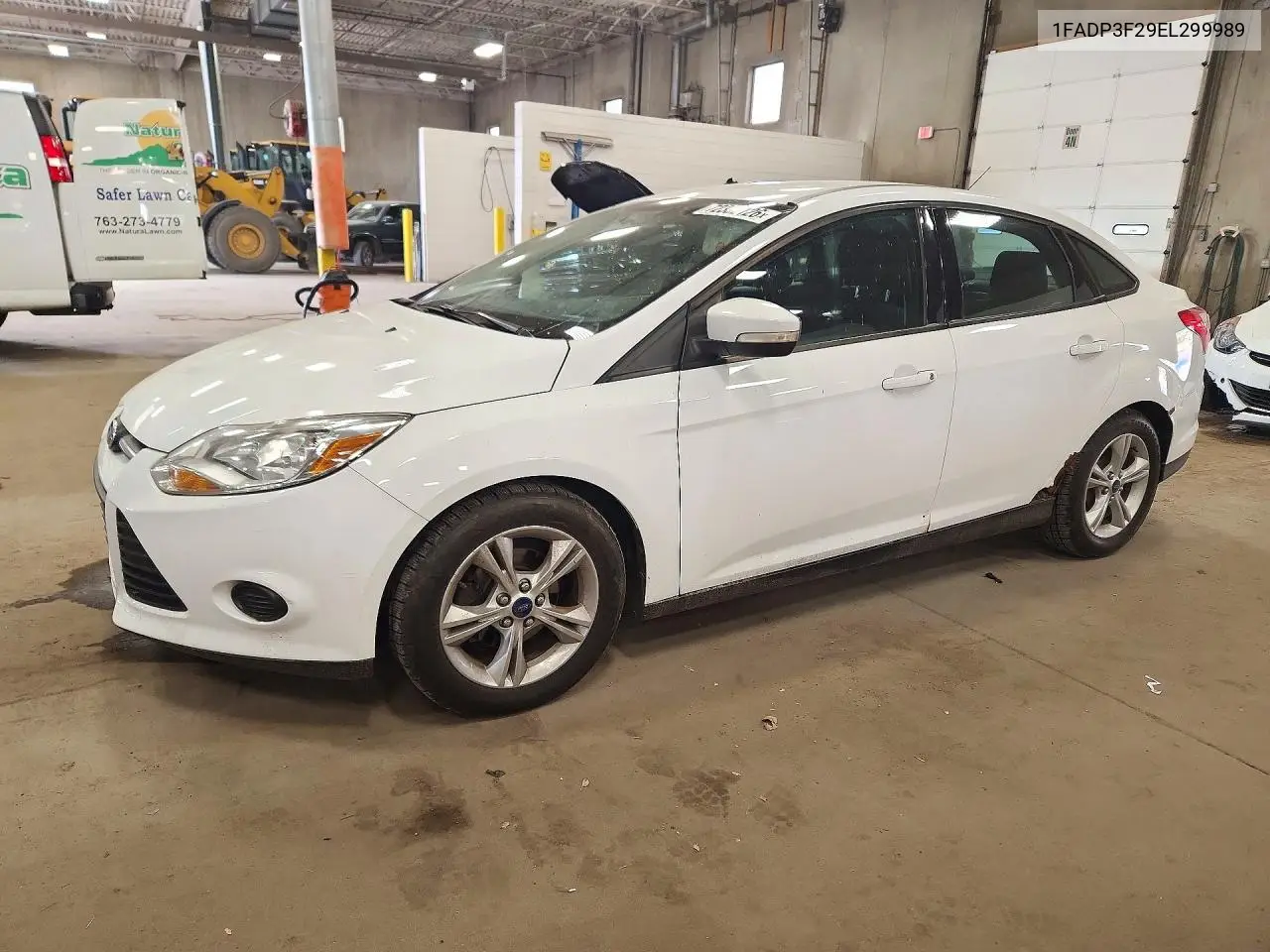 FORD FOCUS 2014, VIN 1FADP3F29EL299989