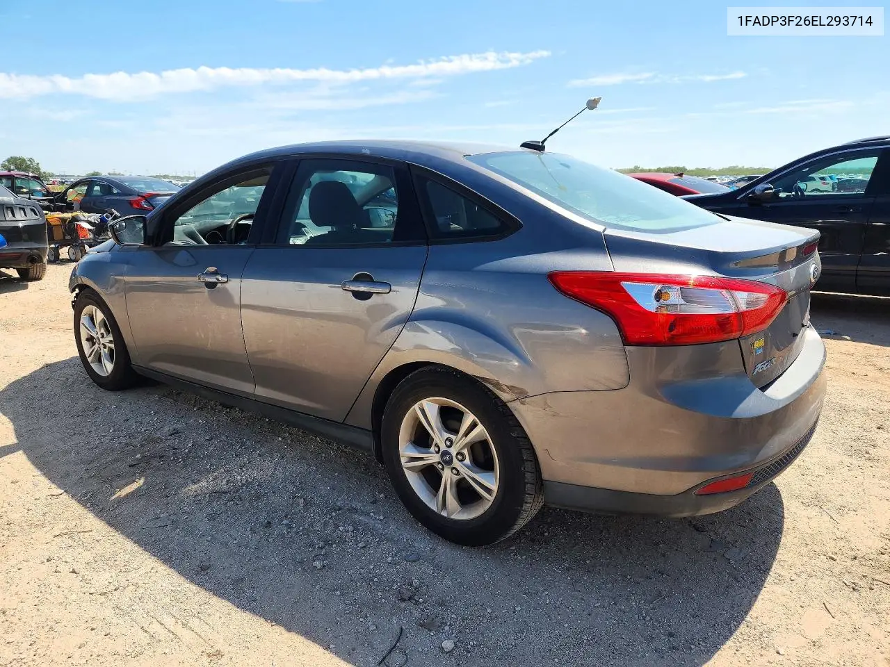 2014 FORD FOCUS VIN 1FADP3F26EL293714 — фото 2