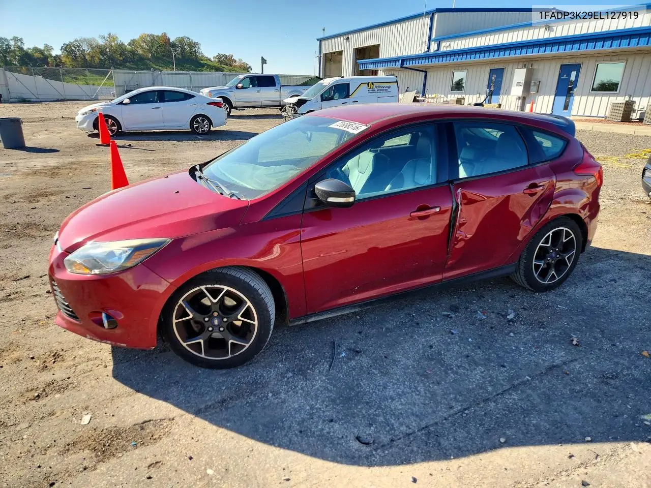 FORD FOCUS 2014, VIN 1FADP3K29EL127919