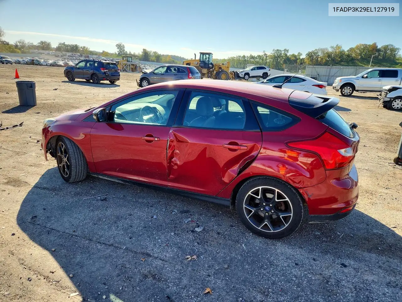 2014 FORD FOCUS VIN 1FADP3K29EL127919 — фото 2