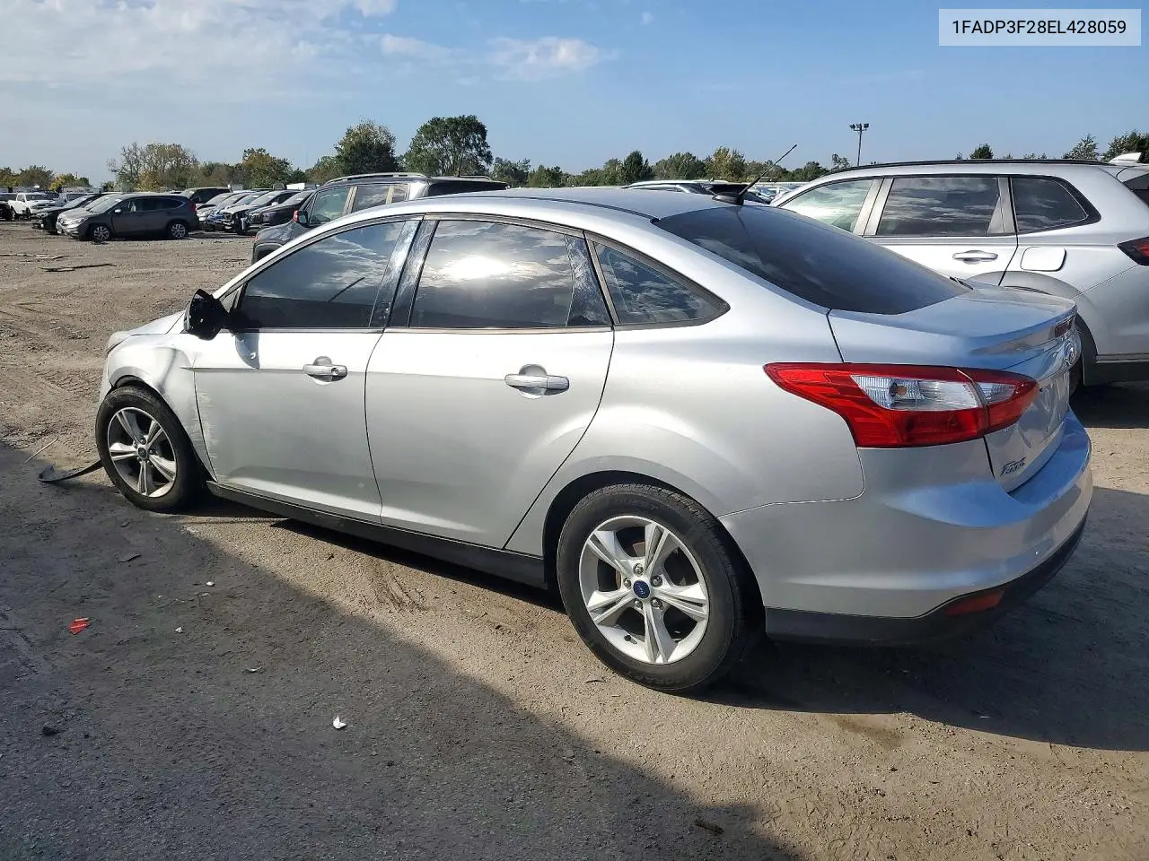 2014 FORD FOCUS VIN 1FADP3F28EL428059 — фото 2