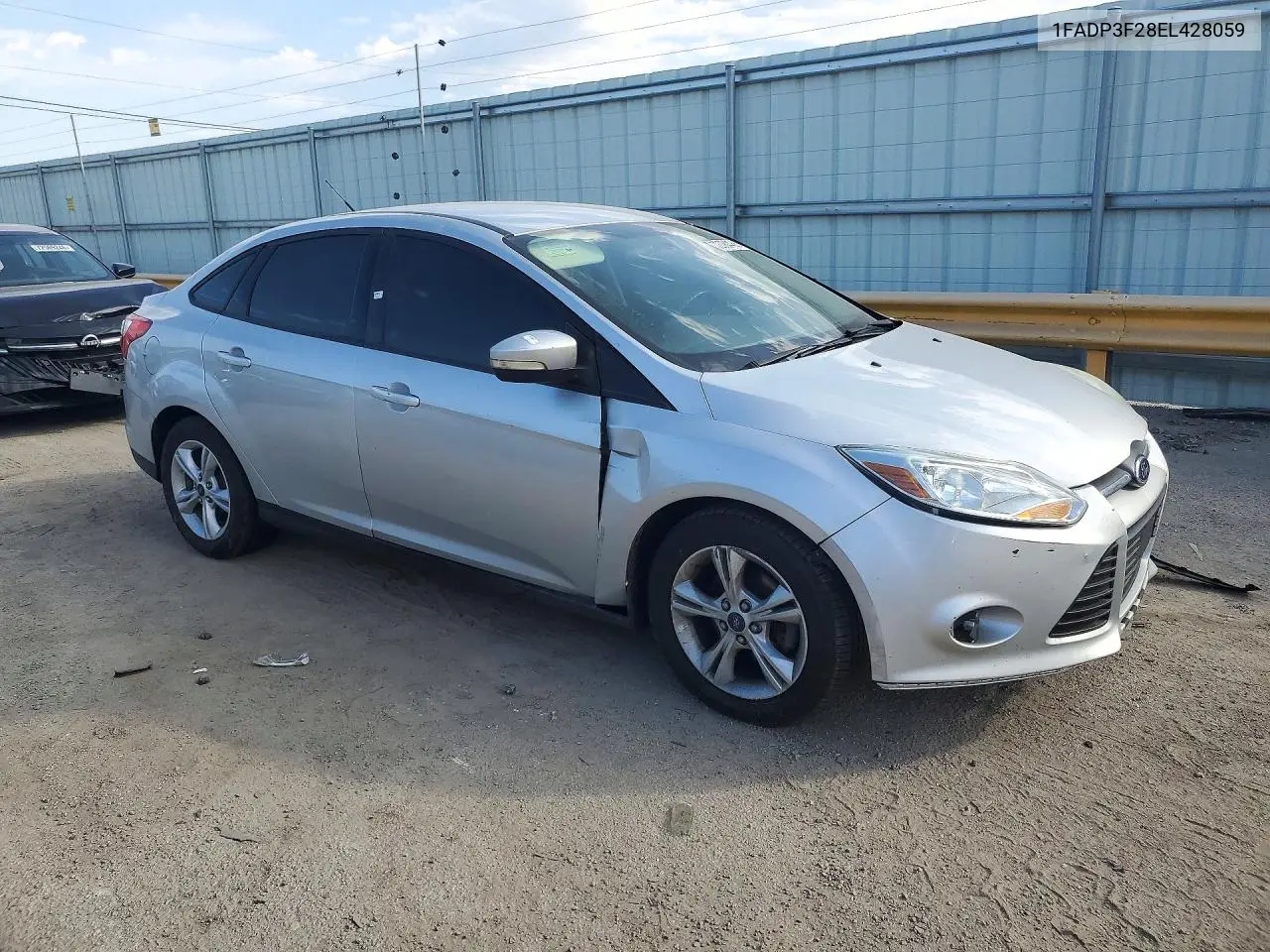 2014 FORD FOCUS VIN 1FADP3F28EL428059 — фото 4