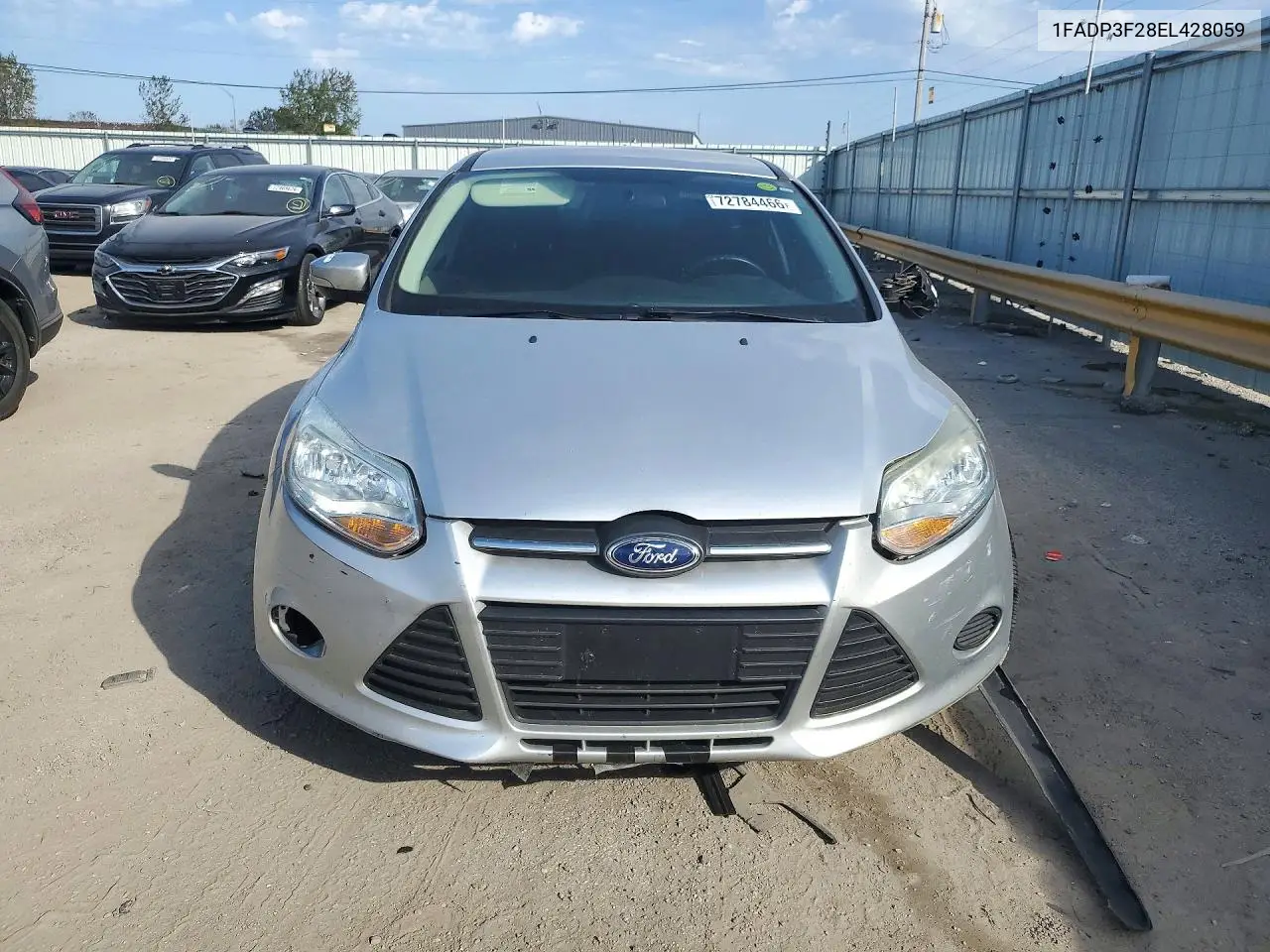 2014 FORD FOCUS VIN 1FADP3F28EL428059 — фото 5