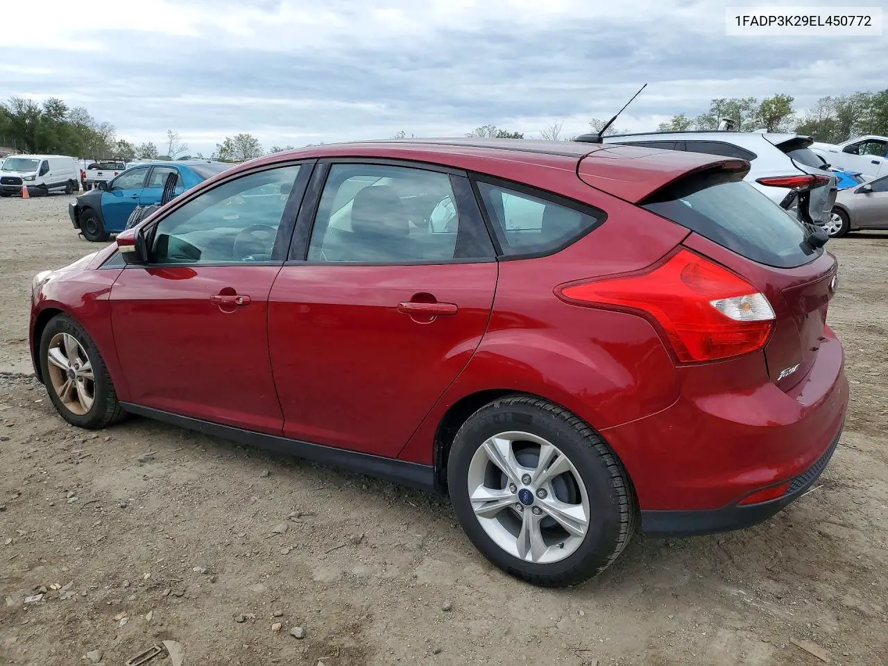 2014 FORD FOCUS VIN 1FADP3K29EL450772 — фото 2
