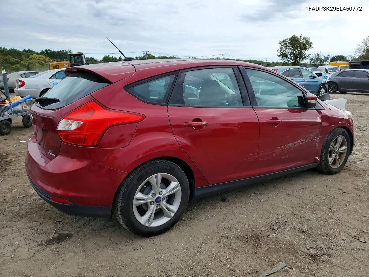 2014 FORD FOCUS VIN 1FADP3K29EL450772 — фото 3