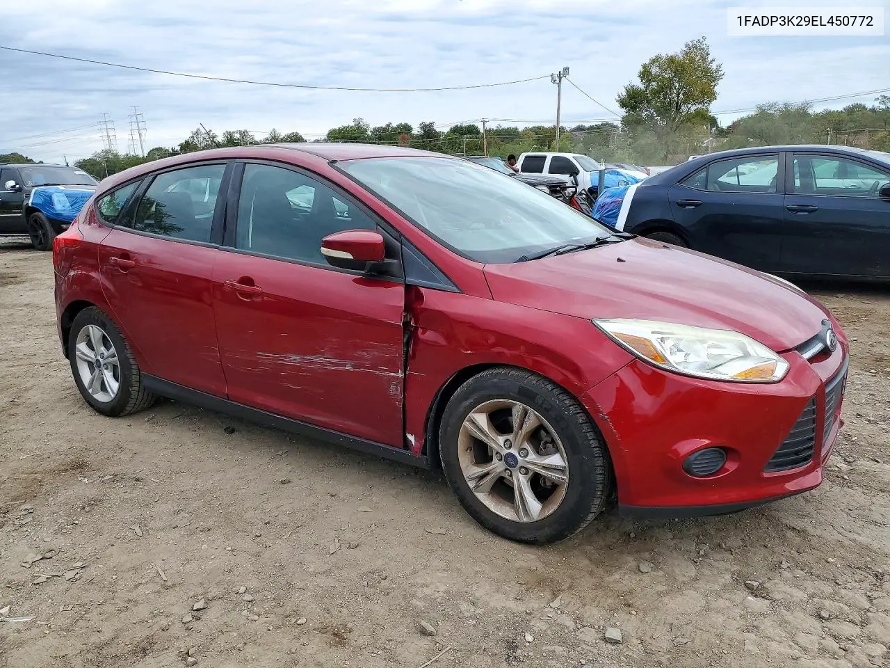2014 FORD FOCUS VIN 1FADP3K29EL450772 — фото 4