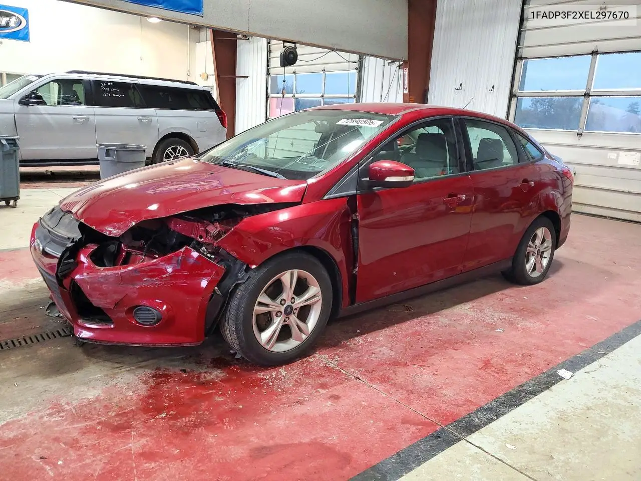 FORD FOCUS 2014, VIN 1FADP3F2XEL297670