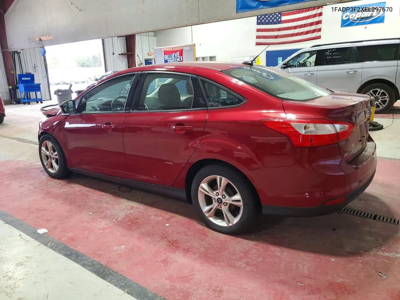 2014 FORD FOCUS VIN 1FADP3F2XEL297670 — фото 2
