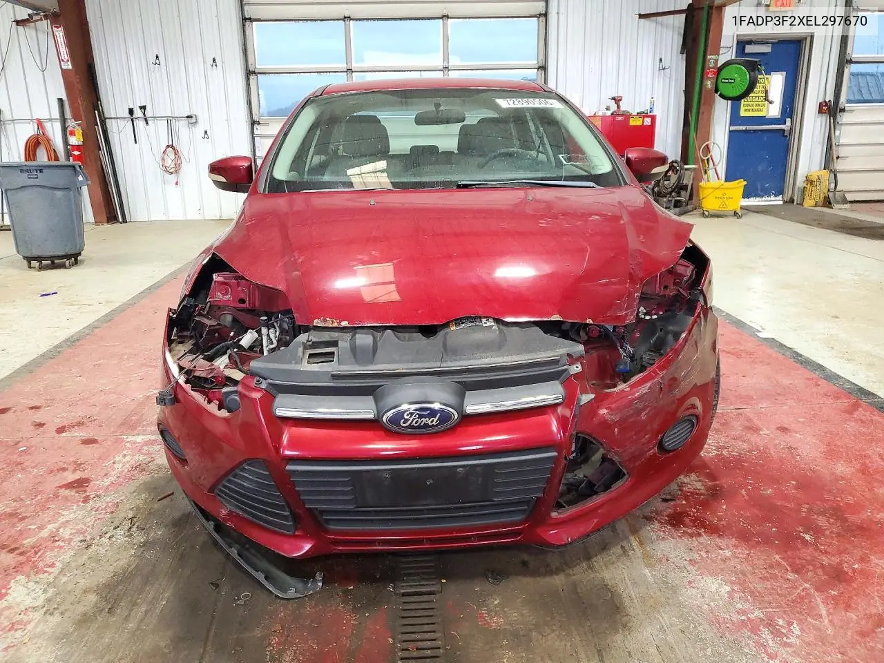 2014 FORD FOCUS VIN 1FADP3F2XEL297670 — фото 5